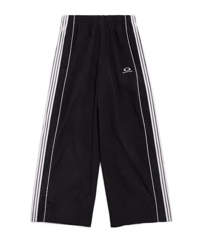 BALENCIAGA MEN'S LARGE TRACKSUIT PANTS IN BLACK