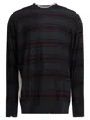 Balenciaga Layered Knitting Tops Black In Black