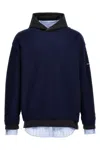 Balenciaga Layered Sweater In Blue
