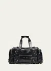 Balenciaga Le Cagole Leather Duffle Bag In Noir