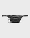 Balenciaga Men's Le Cagole Medium Beltbag In 1000 Black