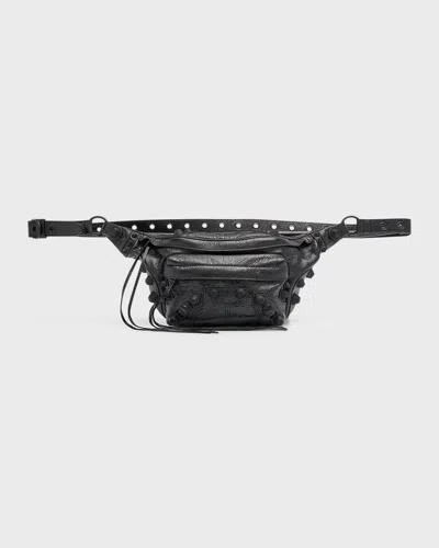 Balenciaga Men's Le Cagole Medium Beltbag In 1000 Black