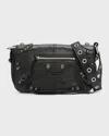 Balenciaga Men's Le Cagole Men Xs Flap Bag With Piercing In Black