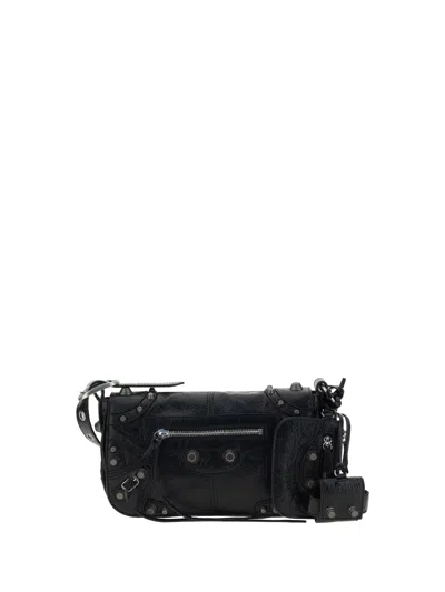 Balenciaga Men Le Cagole Shoulder Bag In Black