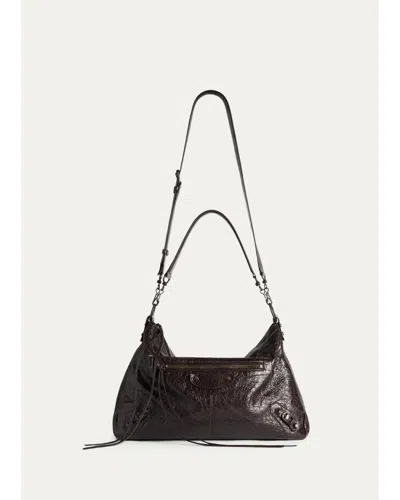 Balenciaga Le City Moto Medium Bag In Black