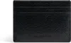 Balenciaga Men's Leather Credit Card Case In Black