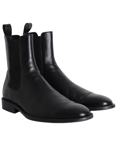 Pre-owned Balenciaga Men's Leather Midnight Chelsea Boot (authentic Pre-loved)