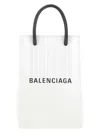 Balenciaga Men White Leather Phone Case