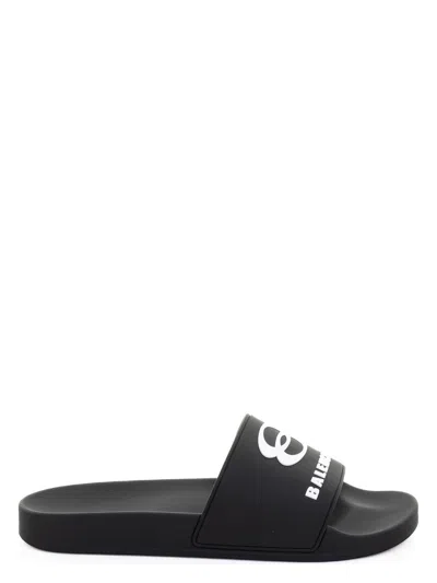 BALENCIAGA MEN'S LEATHER SANDALS