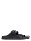 Balenciaga Smooth Leather Sunday Slides For A Chic