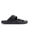Balenciaga Smooth Leather Sunday Slides For A Chic In Black