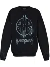 Balenciaga Men Logo Sweater In Black