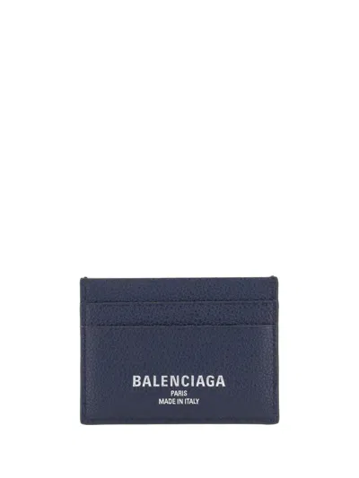 Balenciaga Men Logoed Card Holder In Multicolor