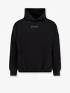 Balenciaga Relaxed-fit Cotton Hooded Sweatshirt With Design In Black
