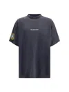 Balenciaga Men Logoed T-shirt In Multi