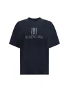 Balenciaga Faded Black Nano Bb Medium Fit T-shirt