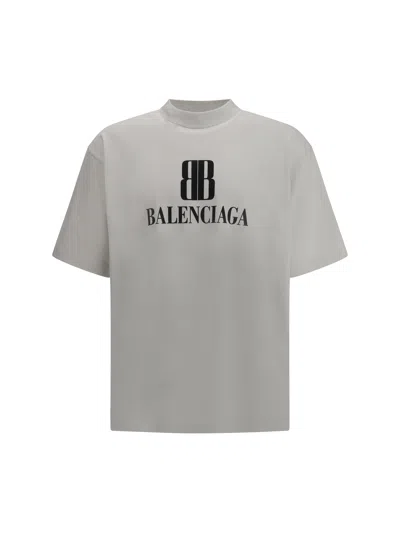 Balenciaga Men Logoed T-shirt