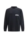 Balenciaga Oversized Logo-print Cotton-jersey T-shirt In Blue