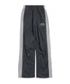 Balenciaga Baggy Sweatpants With Stripes And Wide Leg In Black