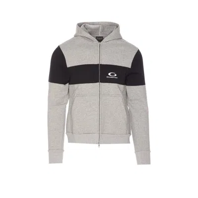 BALENCIAGA BALENCIAGA MEN LOOP SPORTS ICON LOGO ZIP HOODIE
