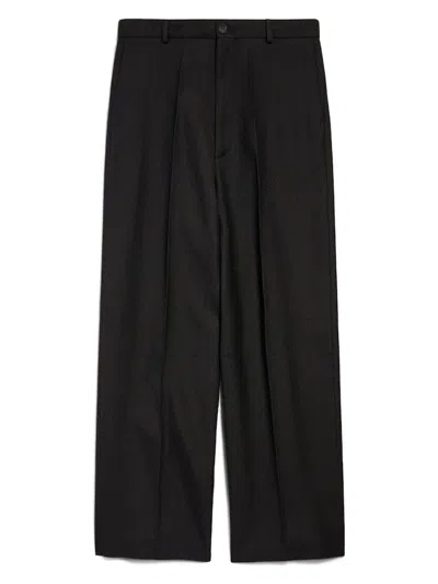 Balenciaga Men's Loose Pants In Black