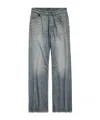 Balenciaga Men's Low Crotch Pants In Blue In Blue