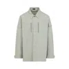 Balenciaga Men's Cotton Shirt Jacket In Multicolor