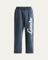 Balenciaga Baggy Sweatpants In Blue