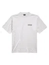 Balenciaga Oversized Logo-print Cotton-jersey T-shirt In White