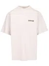 Balenciaga Oversized Logo-print Cotton-jersey T-shirt In Pink