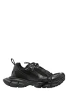 Balenciaga Men Black Mesh And Polyurethane 3xl Sneakers In Black