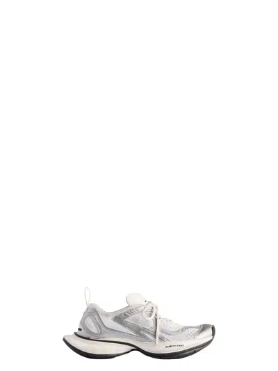 BALENCIAGA MEN'S MESH AND RUBBER CIRCUIT SNEAKERS