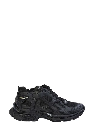 BALENCIAGA MEN'S MESH AND RUBBER RUNNER SNEAKERS