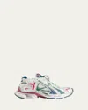 Balenciaga Men's Mesh Runner Sneakers In Multi