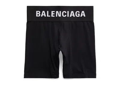 Pre-owned Balenciaga Men's Midway Boxer Briefs In Black