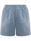Balenciaga Men's Sweat Shorts In Blue/white/red