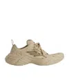 Balenciaga Sneakers Monday In Pelle Scamosciata Beige  Uomo