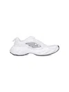 Balenciaga White Cowskin And Polyester Monday Shoe Sneakers