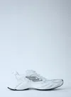 Balenciaga Men White Cowskin And Polyester Monday Shoe Sneakers