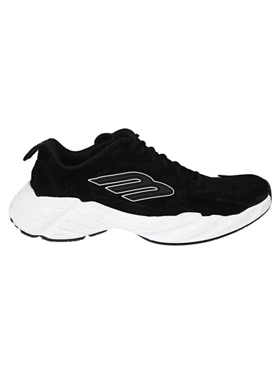 Balenciaga Men Monday Sneaker With Logo In Black