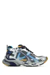 Balenciaga Multicolor Mesh And Rubber Runner Sneakers In Multicolor