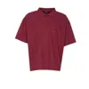 Balenciaga Crewneck Shirt With Nano Bb Style In Red