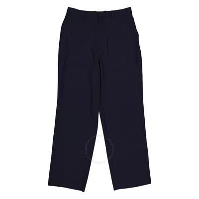 Balenciaga Men's Navy Large Fit Trouser In Blue