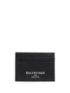 Balenciaga Men's New Line Card Holder In Black