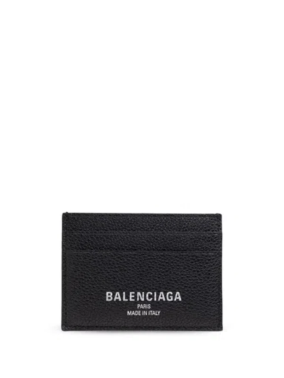 Balenciaga Men's New Line Card Holder In Black