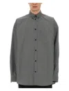 Balenciaga Men Oversize Fit Shirt In Black