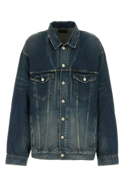 BALENCIAGA BALENCIAGA MEN DENIM OVERSIZE JACKET