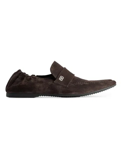 Balenciaga Palermo Bb Loafers In Brown