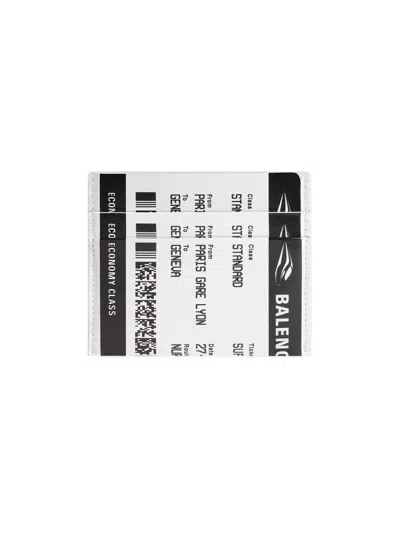 Balenciaga Men's Passport Boarding Card Holder In Multi