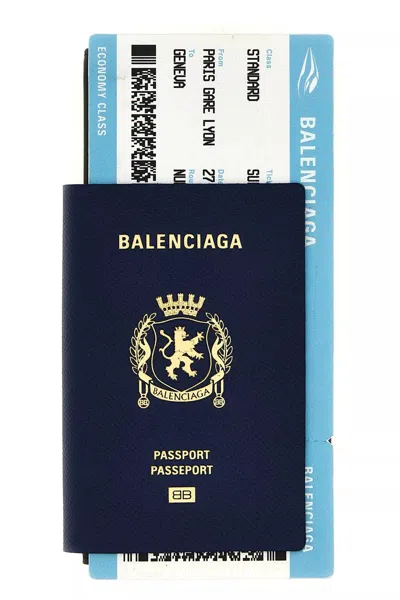 BALENCIAGA BALENCIAGA MEN 'PASSPORT LUNGO 1 BIGLIETTO' WALLET